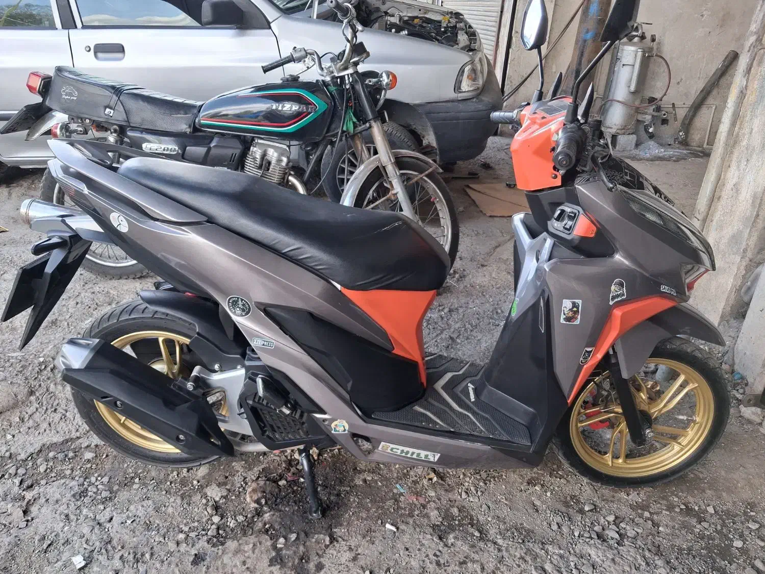 کیلیک ۱۵۰ کویر|موتورسیکلت|رشت, نیکمرام|دیوار