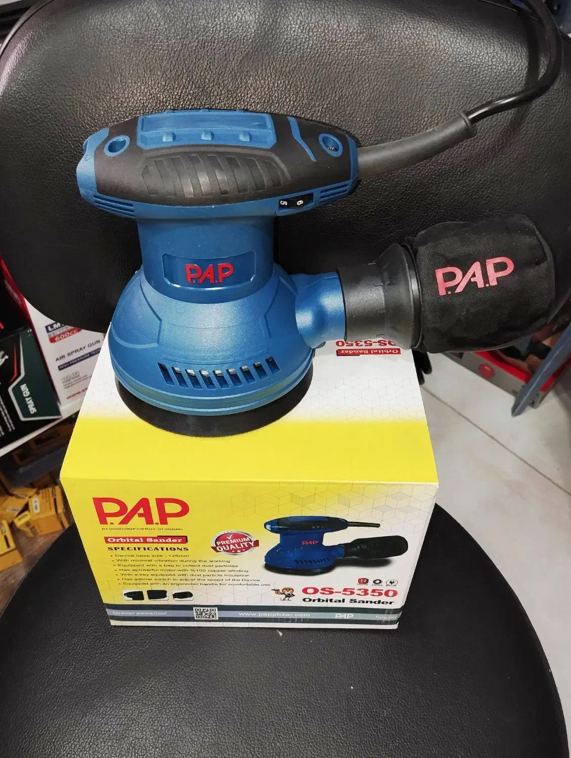 سنباده لرزان گردان پی ای پی سمباده سنباده زن برقی|ابزارآلات|شیراز, نصر|دیوار