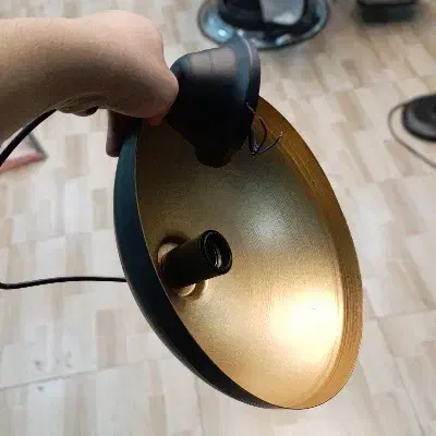 لوستر مشکی کاسه ای|لوستر و چراغ آویز|مشهد, توس (بلوار توس)|دیوار