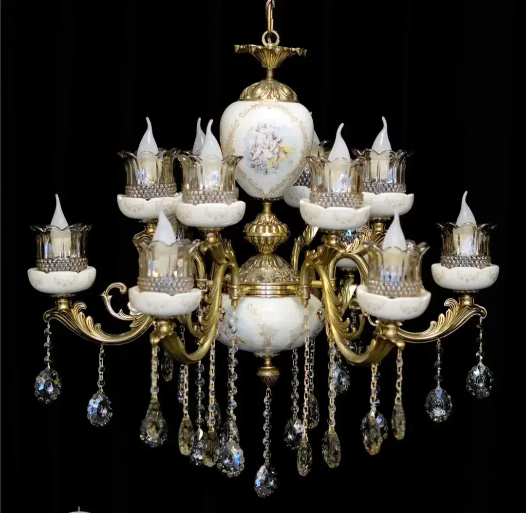 لوستر نمایشگاه چغاسبز|لوستر و چراغ آویز|ایلام, |دیوار