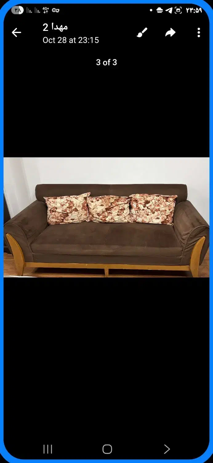 مبل ۷نفره|مبلمان خانگی و میز عسلی|رشت, سعدی (تختی)|دیوار