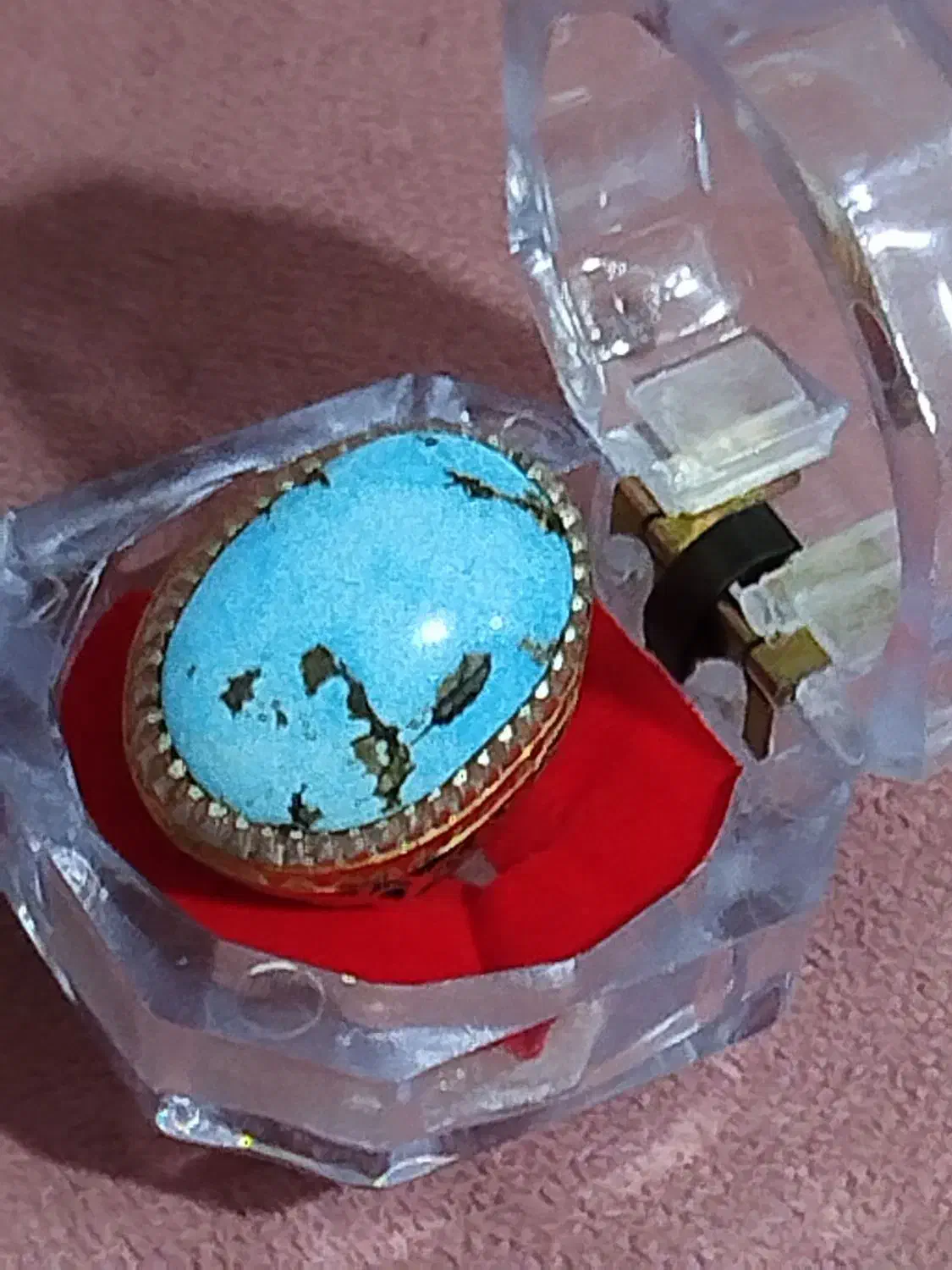 انگشتر نقره فیروزه نیشابور|جواهرات|ساری, |دیوار