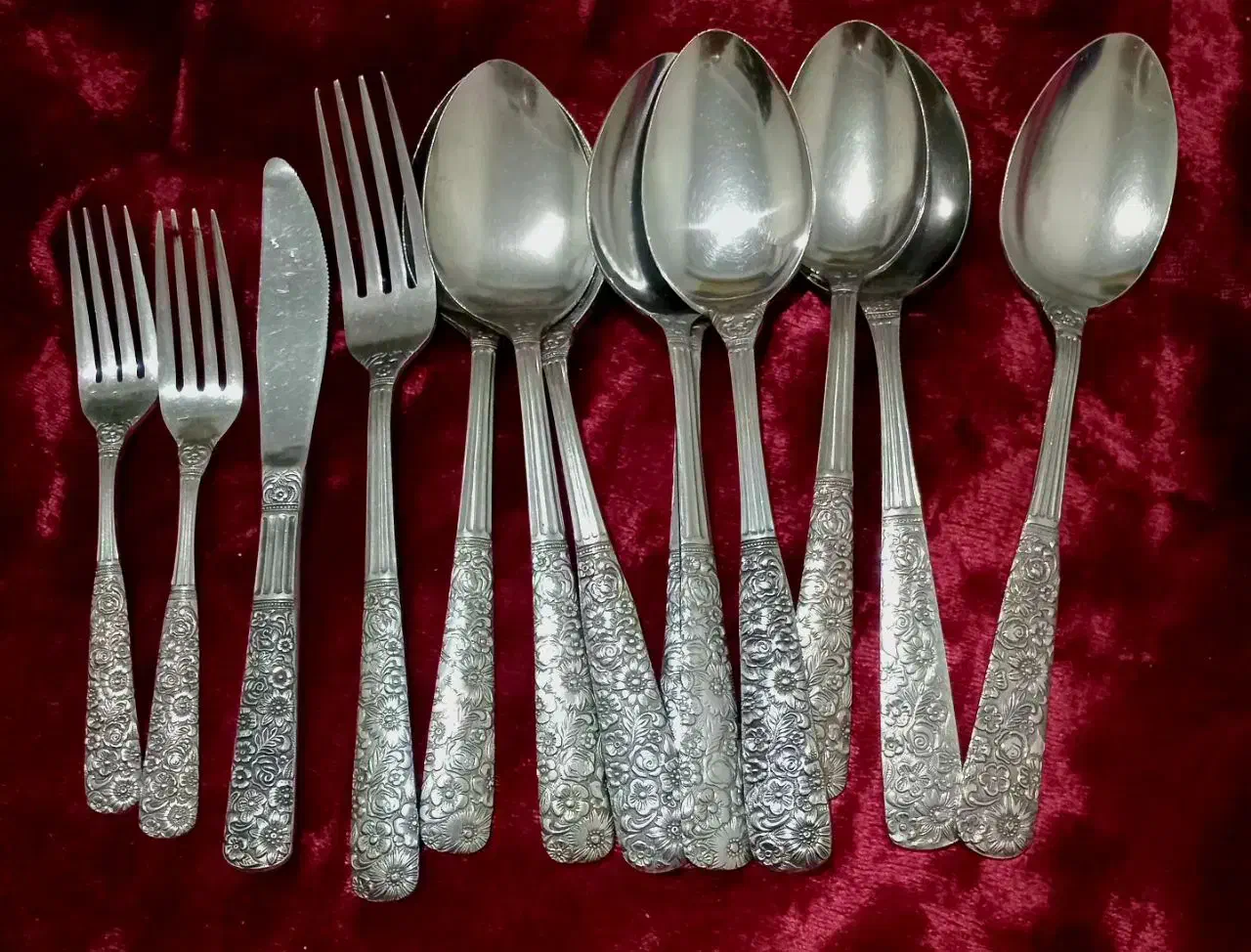 70 ساله قاشق چنگال عتیقه ضخیم محکم زیبا|ظروف سرو و پذیرایی|تهران, والفجر|دیوار