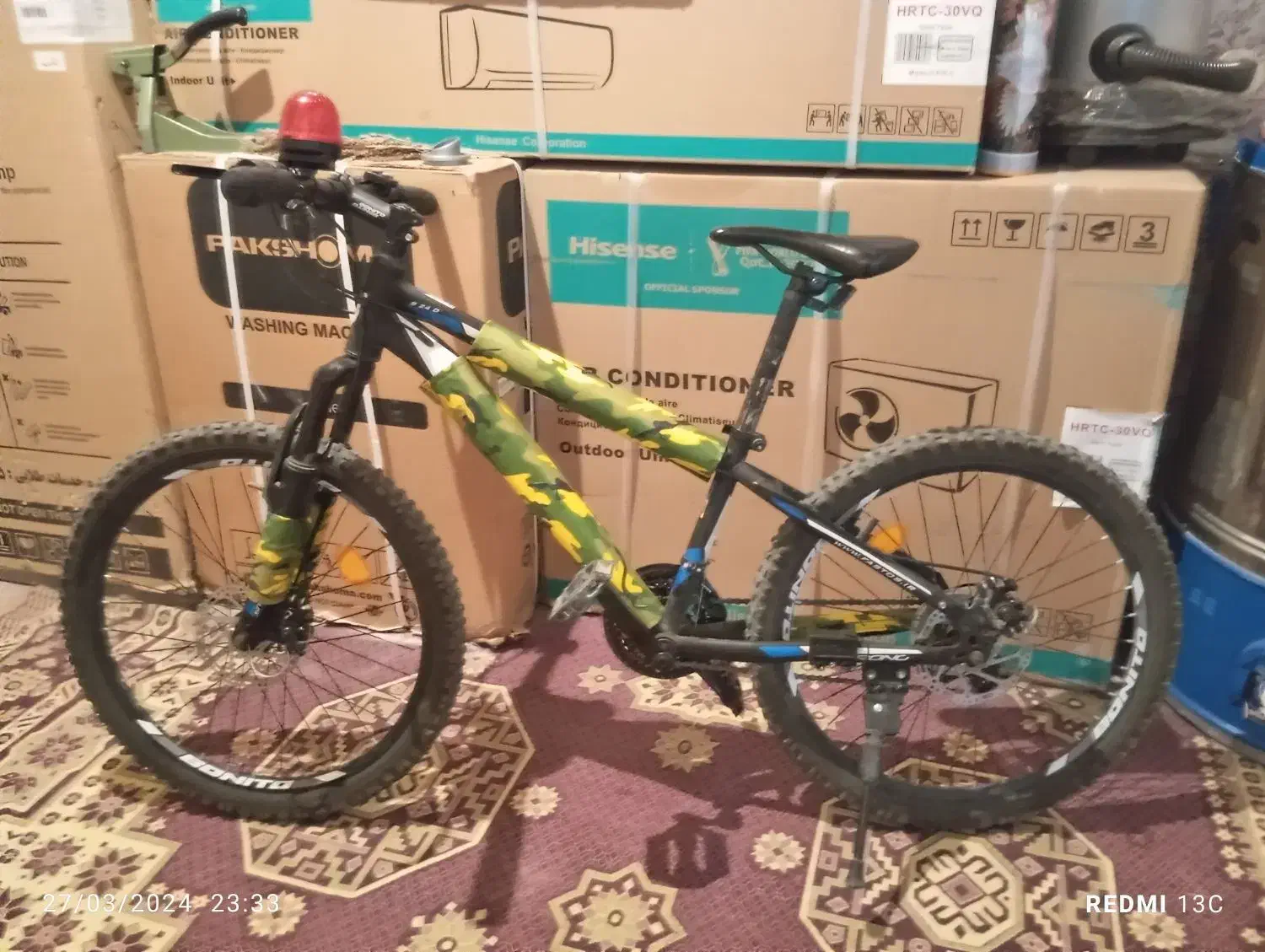 دوچرخه۲۴بلند ۷دنده عقب ۳سنگین جلو|دوچرخه، اسکیت، اسکوتر|جیرفت, |دیوار