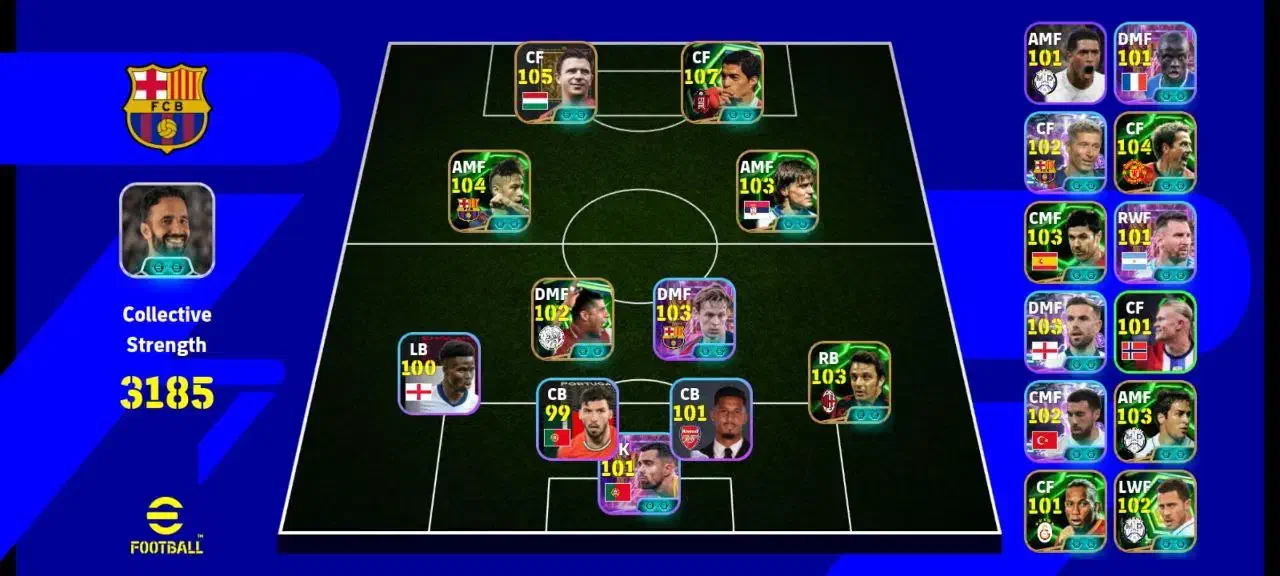 اکانت efootbal طاق وفروش|کنسول، بازی ویدئویی و آنلاین|سهند, |دیوار