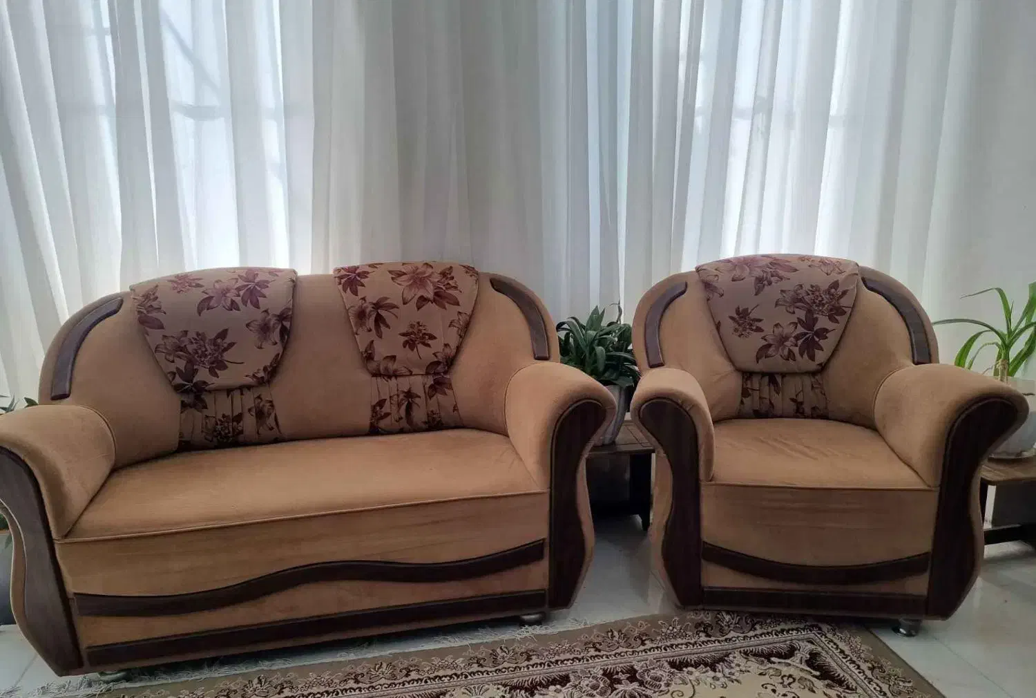 مبلمان ۷ نفره|مبلمان خانگی و میز عسلی|فسا, |دیوار