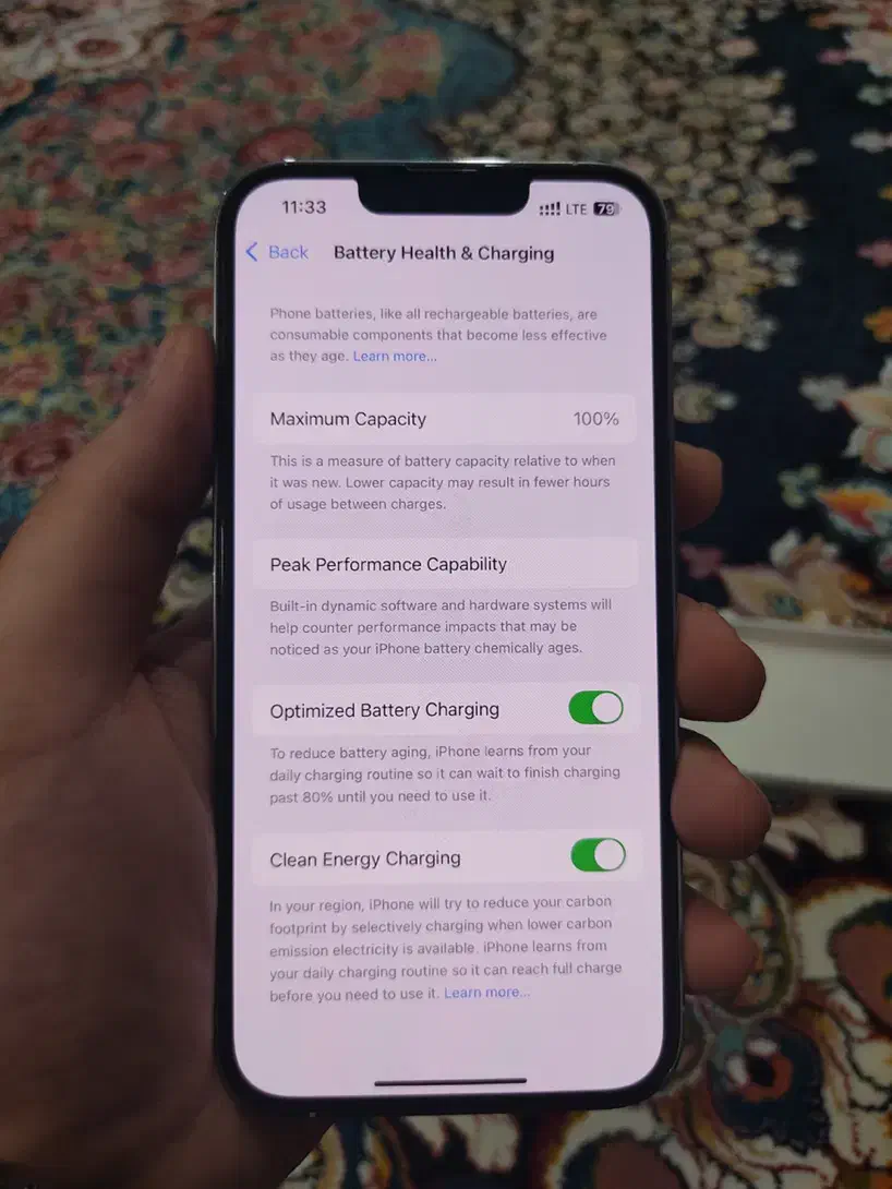اپل iPhone 13 Pro با حافظهٔ ۲۵۶ گیگابایت|موبایل|زاهدان, |دیوار