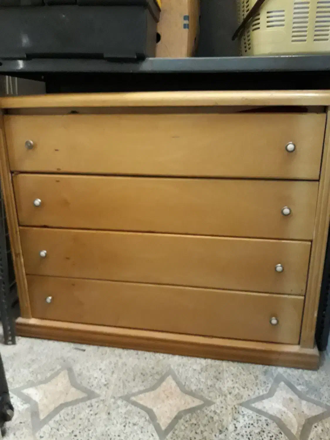 دراور چهار کشو تمام چوب ومیز تلویزیون|جاکفشی، کمد، دراور|قدس, شهر‌قدس|دیوار