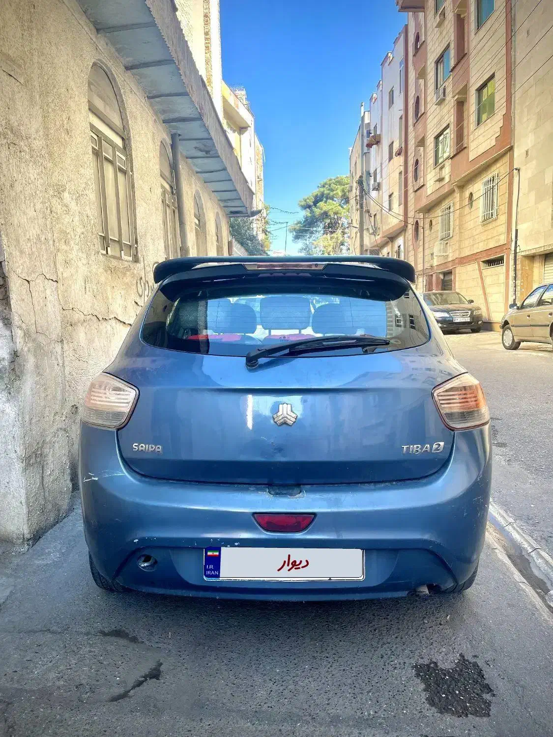 تیبا 2 اطلسی سالم و تمیز بدون خط و خش|خودرو سواری و وانت|گرگان, |دیوار