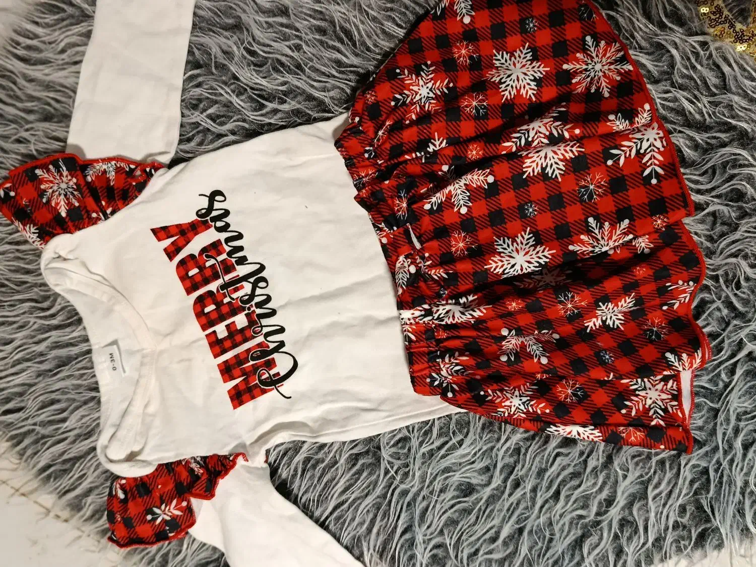 لباس یلدایی دخترونه 3سال .۵سال .نوزادی|کفش و لباس بچه|همدان, |دیوار