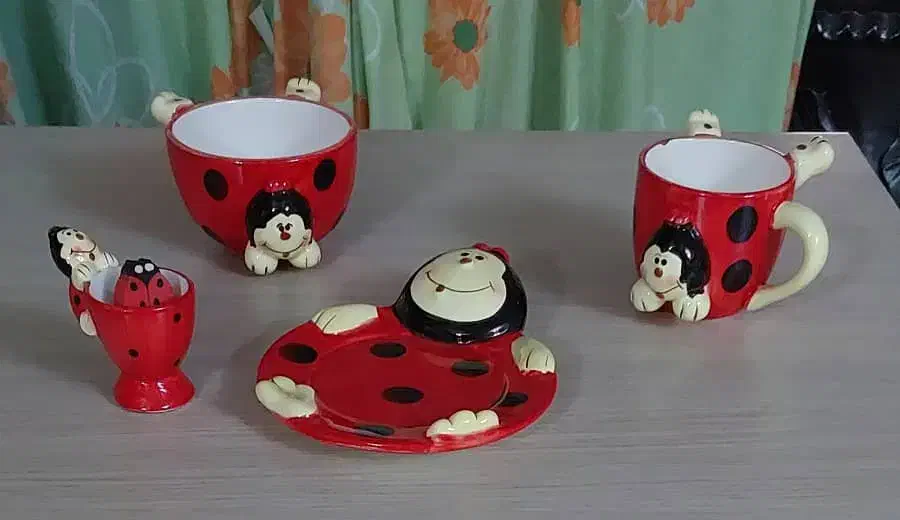 سرویس ۱۲ تکه کفشدوزک خرید از لایف استایل دبی|اسباب و اثاث بچه|کرج, گوهردشت|دیوار