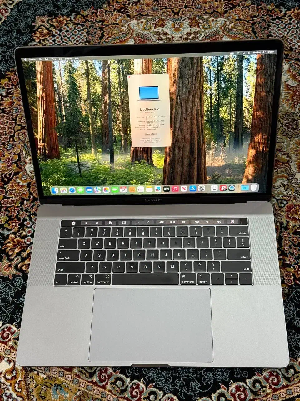 MacBook Pro 2019 i9 32|رایانه همراه|شیراز, ستارخان|دیوار