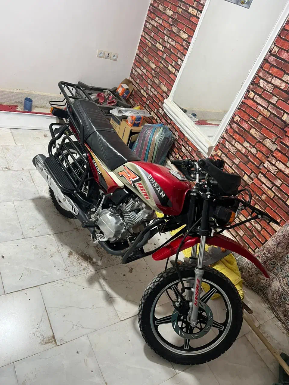 متور شکاری احسان 150در حد صفر|موتورسیکلت|ریگان, |دیوار
