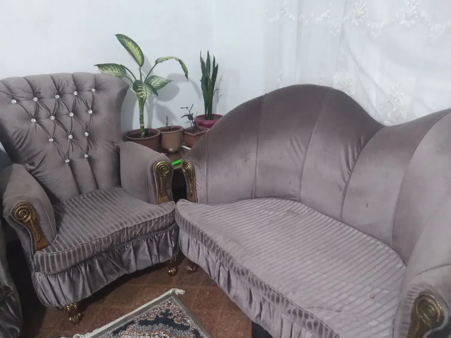 فروش مبل ۷نفره درحدنو|مبلمان خانگی و میز عسلی|پارس‌آباد, |دیوار