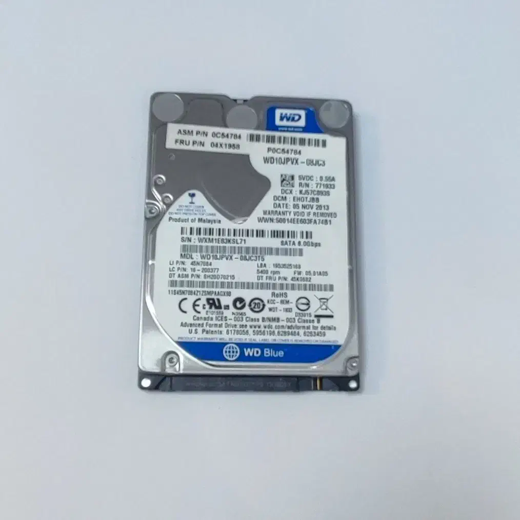 هارد لپتاپ 500GB وسترن دیجیتال|قطعات و لوازم جانبی رایانه|تهران, چیتگر شمالی|دیوار