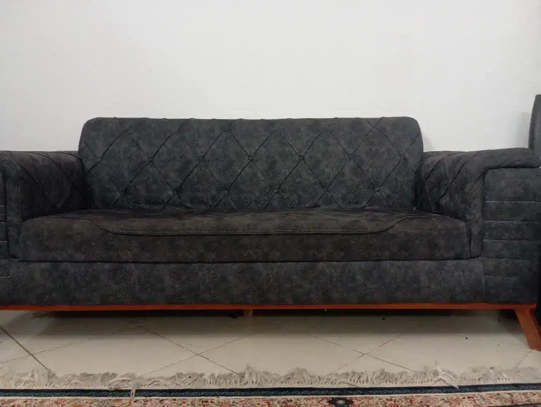 یه دست مبل 9نفره سالم و تمیز|مبلمان خانگی و میز عسلی|بروجرد, |دیوار