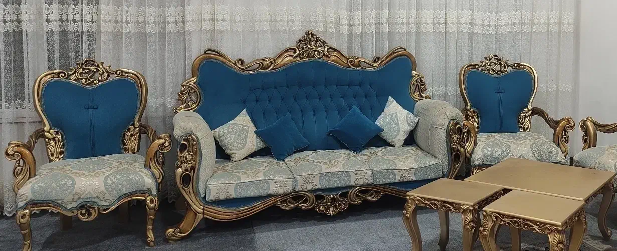 مبل ۷نفره شیک و زیبا|مبلمان خانگی و میز عسلی|ایلام, |دیوار