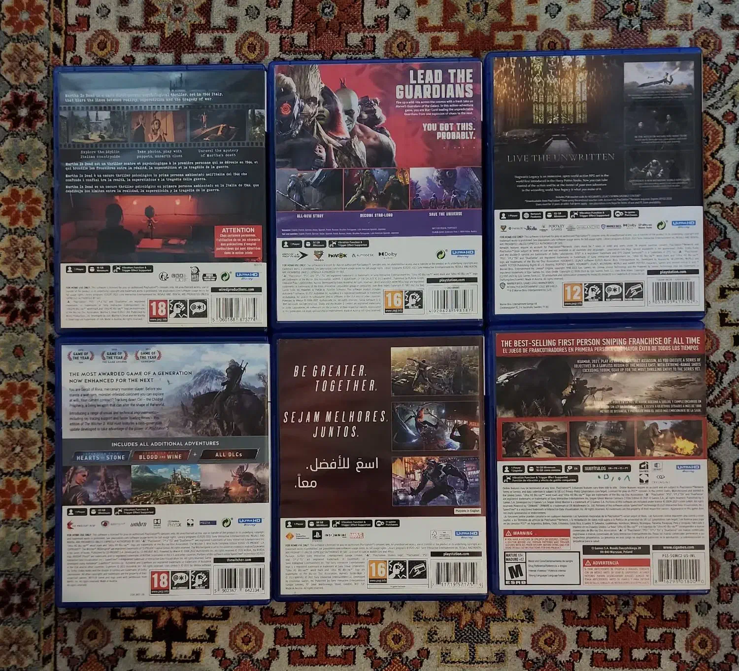 بازی ps5 ps4 ویچرهاگوارز مرد عنکبوتی اسنایپر گوست|کنسول، بازی ویدئویی و آنلاین|تهران, پاسداران|دیوار