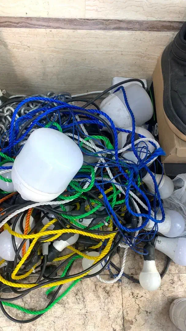 ریسه به همراه لامپ|ریسه و چراغ تزئینی|رشت, پاستوریزه|دیوار