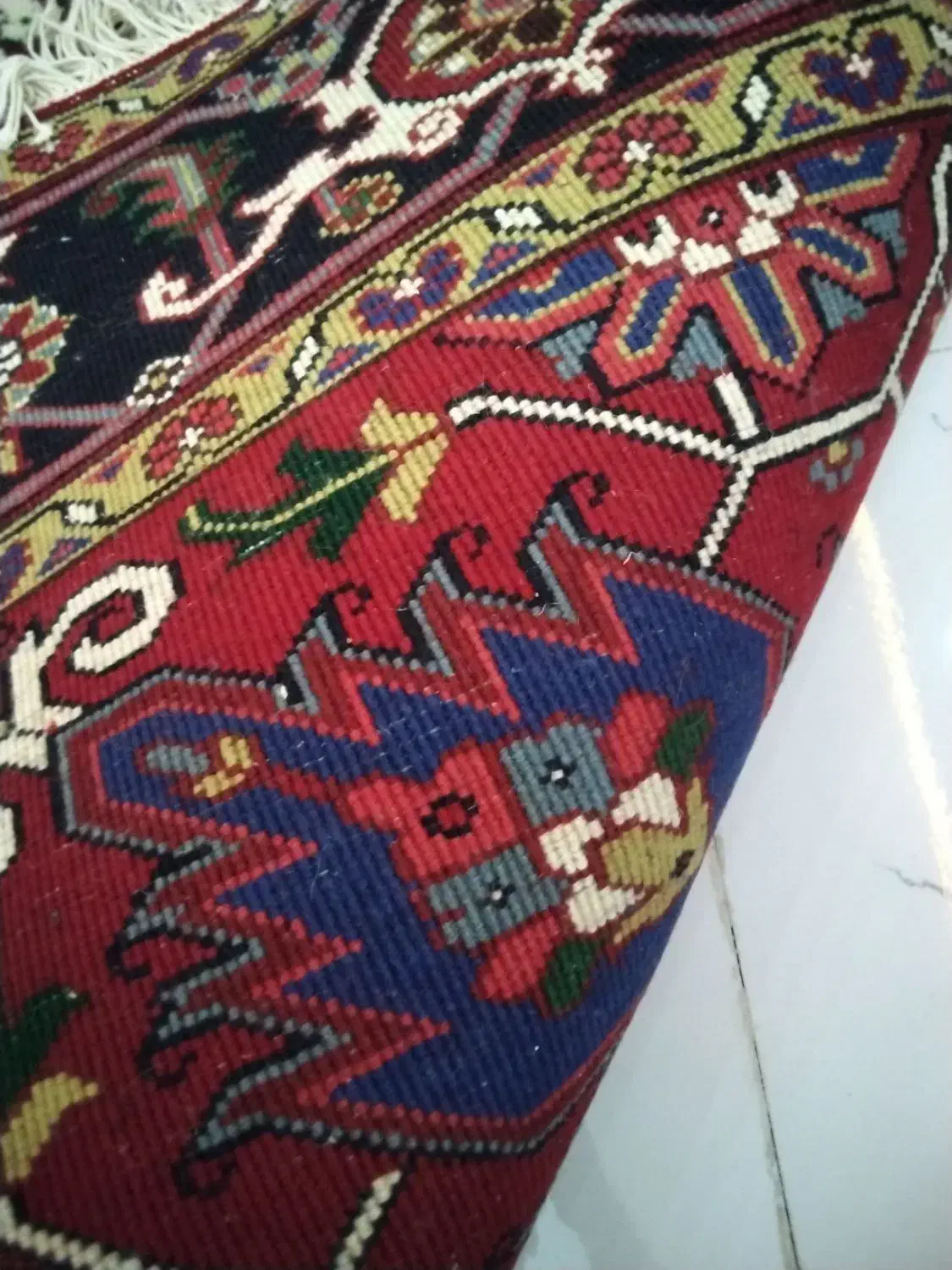 فرش دستبافت هریس نقشه|فرش|آذرشهر, |دیوار