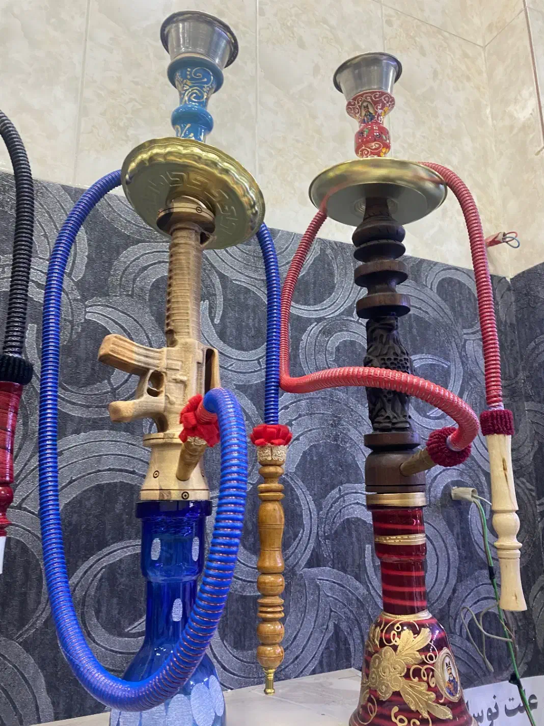 قلیان چوبی وپاد و ویپ|زیورآلات و اکسسوری|تبریز, |دیوار