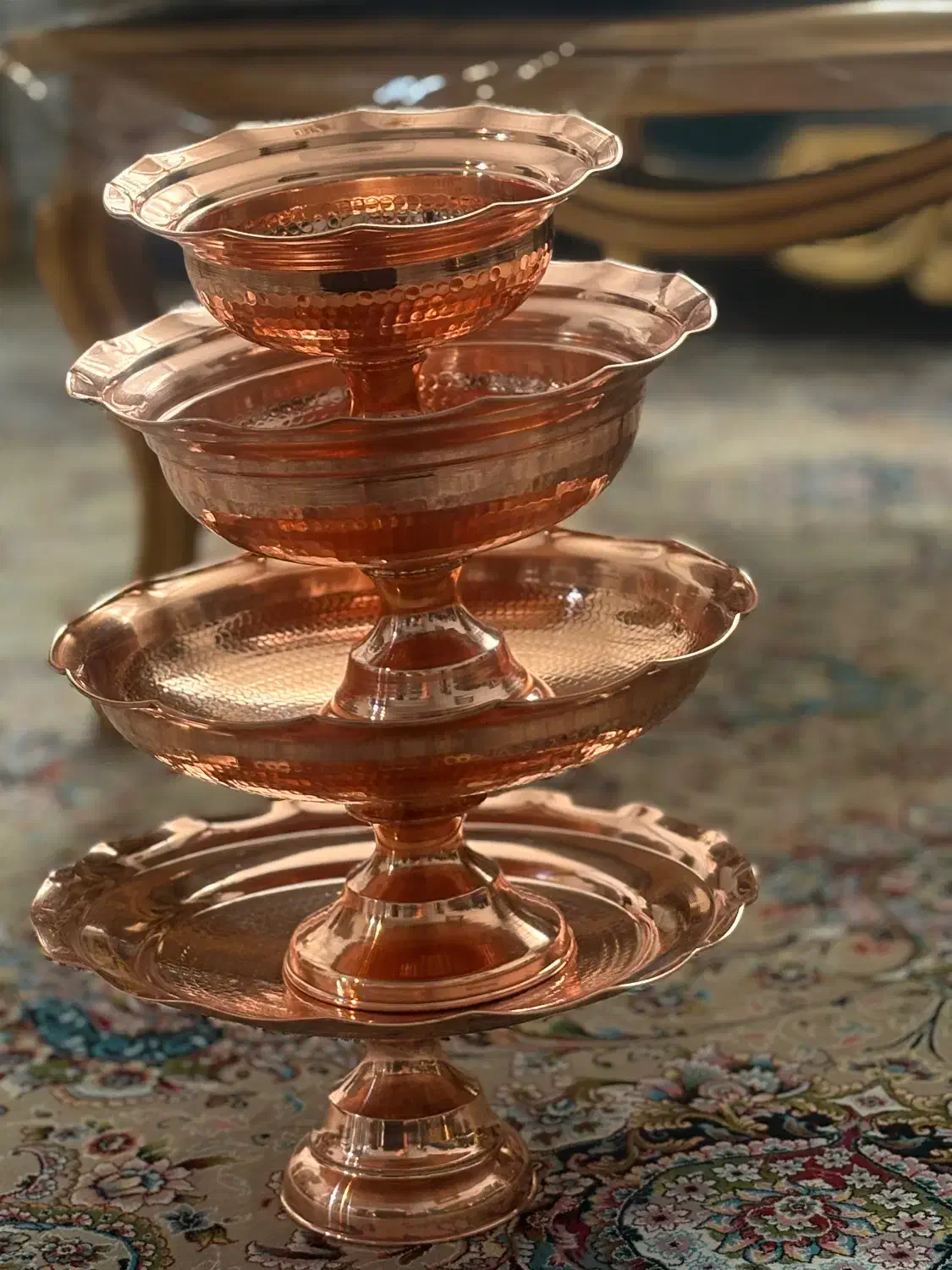 ظروف پذیرایی مس زنجان|ظروف سرو و پذیرایی|بومهن, |دیوار