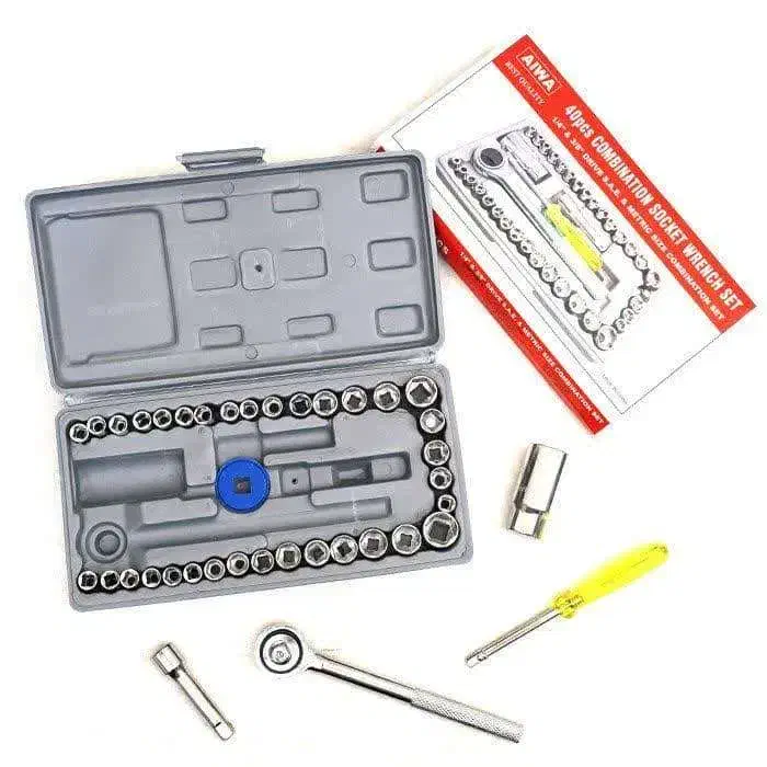 آچار بکس 40 عددی / ابزار کاربردی / پرداخت درمحل|ابزارآلات|شیراز, سرو|دیوار