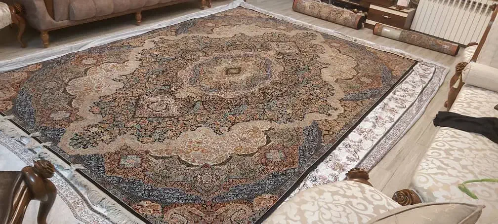 فرش ۹متری محتشم کاشان|فرش|کرج, آق تپه|دیوار