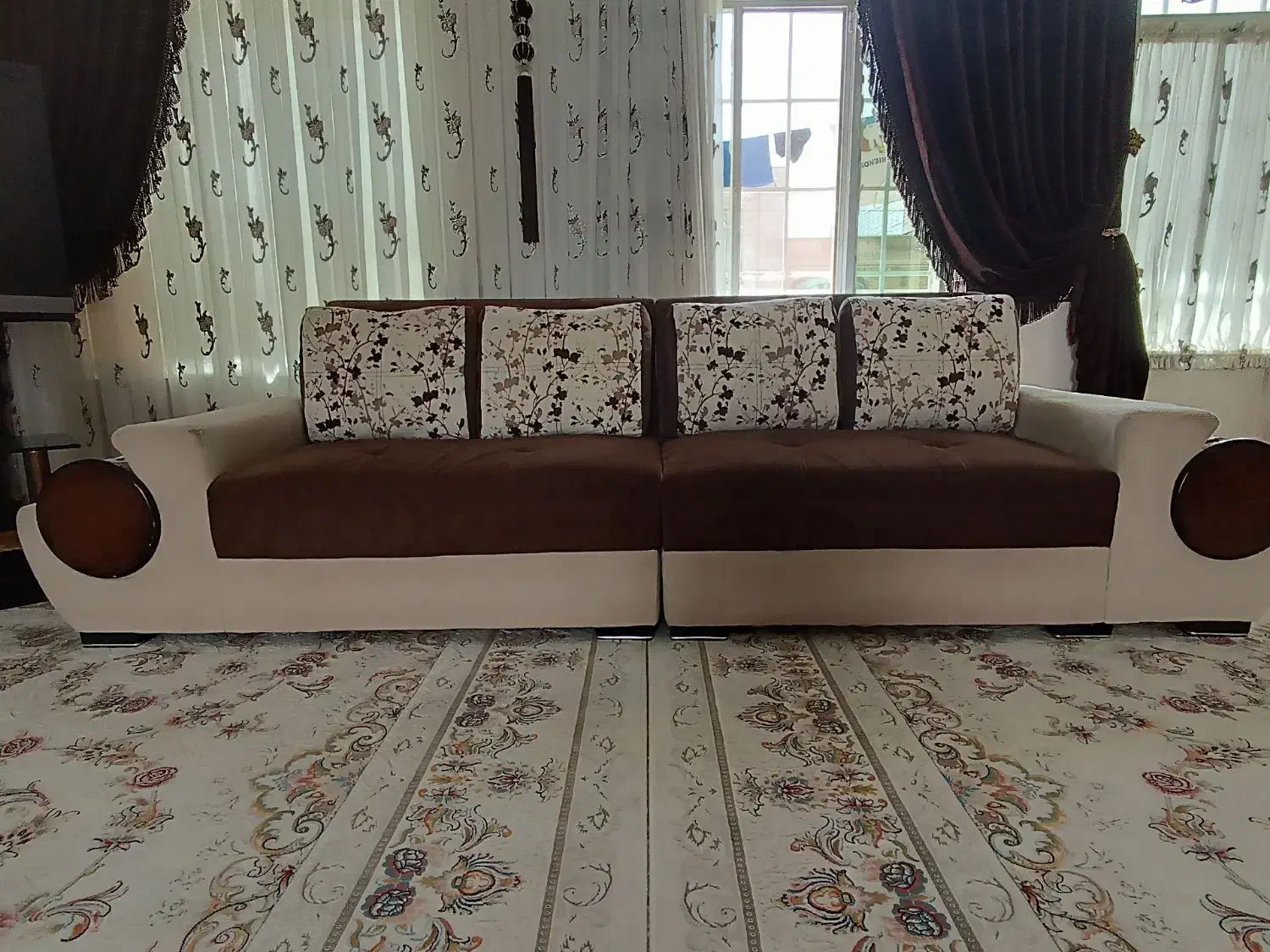 مبل هفت نفره راحتی ال|مبلمان خانگی و میز عسلی|کرمانشاه, |دیوار