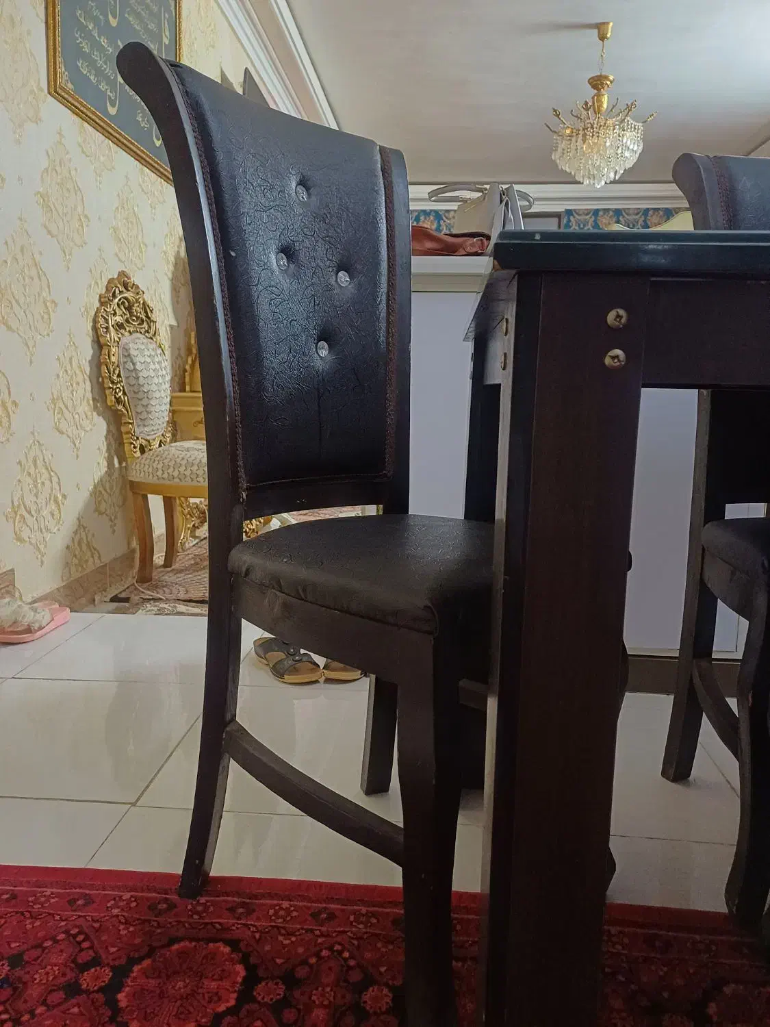 میز ناهارخوری ۴ نفره|میز و صندلی غذاخوری|زابل, |دیوار