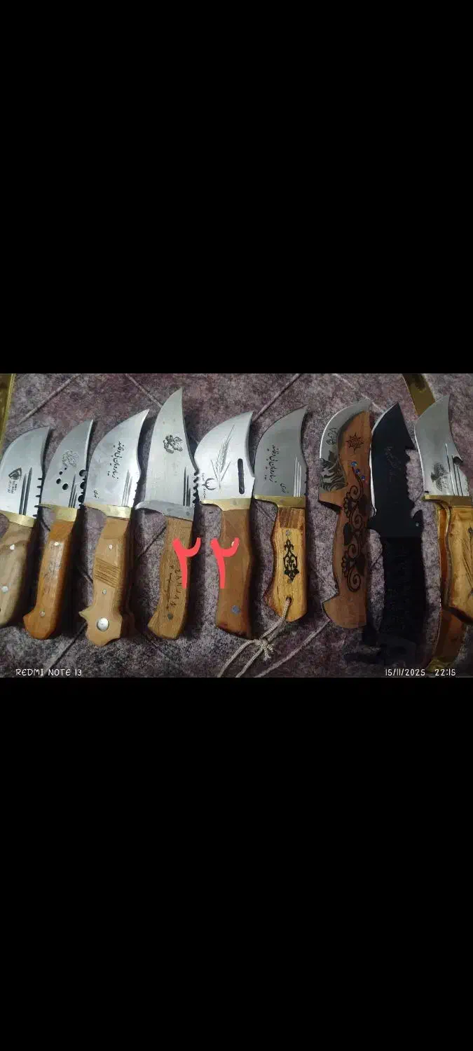 حراج انواع چاقو های کلکسیونی وتزیینی واشپزخانه|کوهنوردی و کمپینگ|کرمان, |دیوار