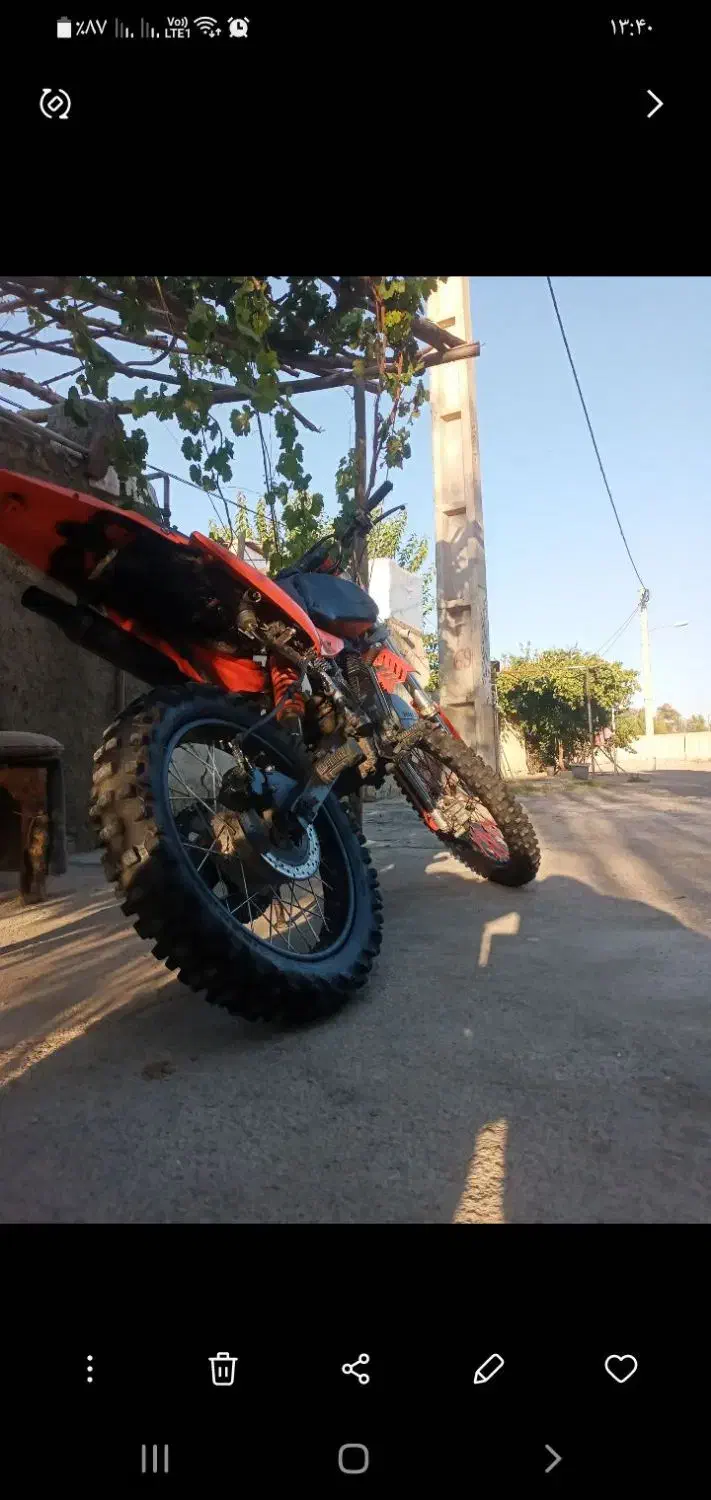 موتور طرح کی تی ام مزایده|موتورسیکلت|هشتگرد, هشتگرد قدیم|دیوار