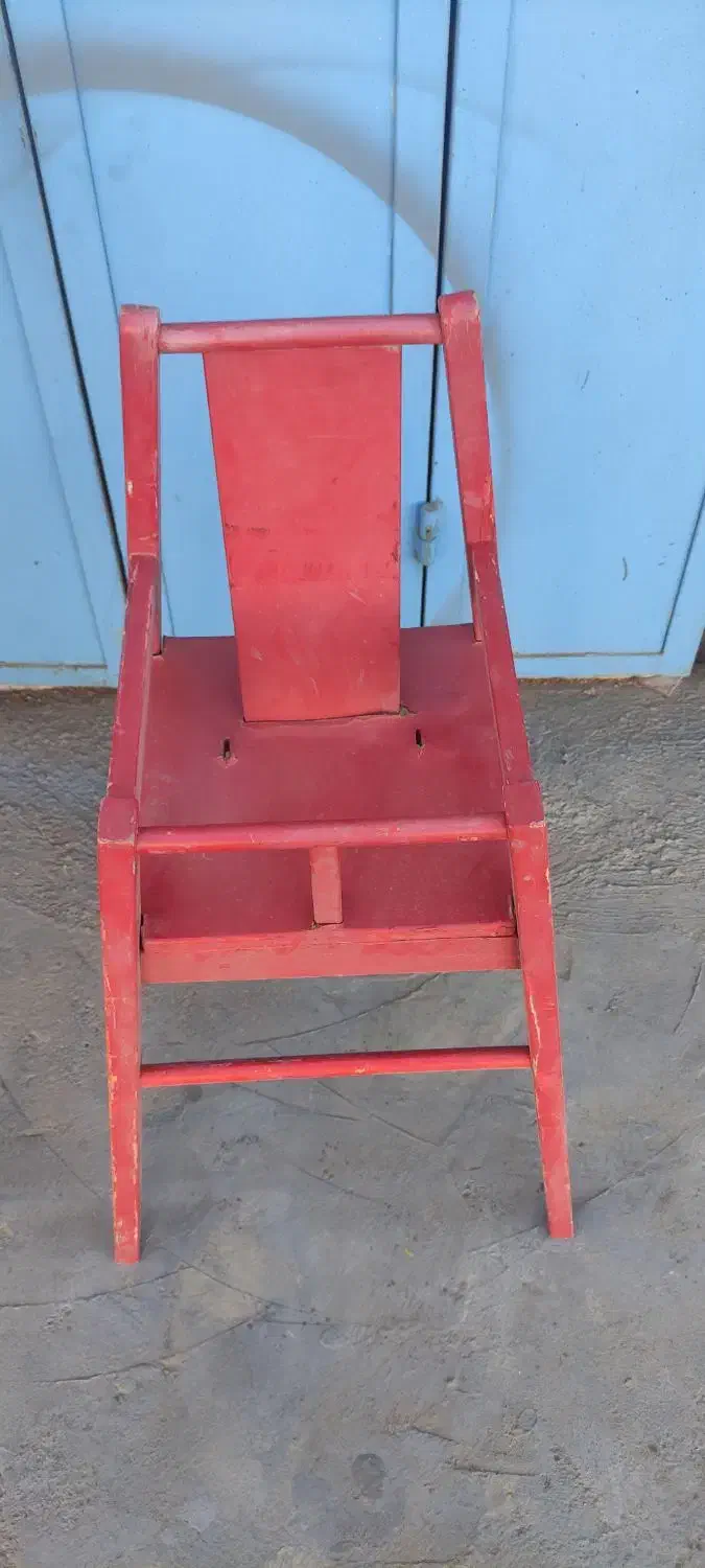 صندلی غذای کودک تمام چوبی ایکیا|تخت و صندلی بچه|شیراز, انجیره|دیوار