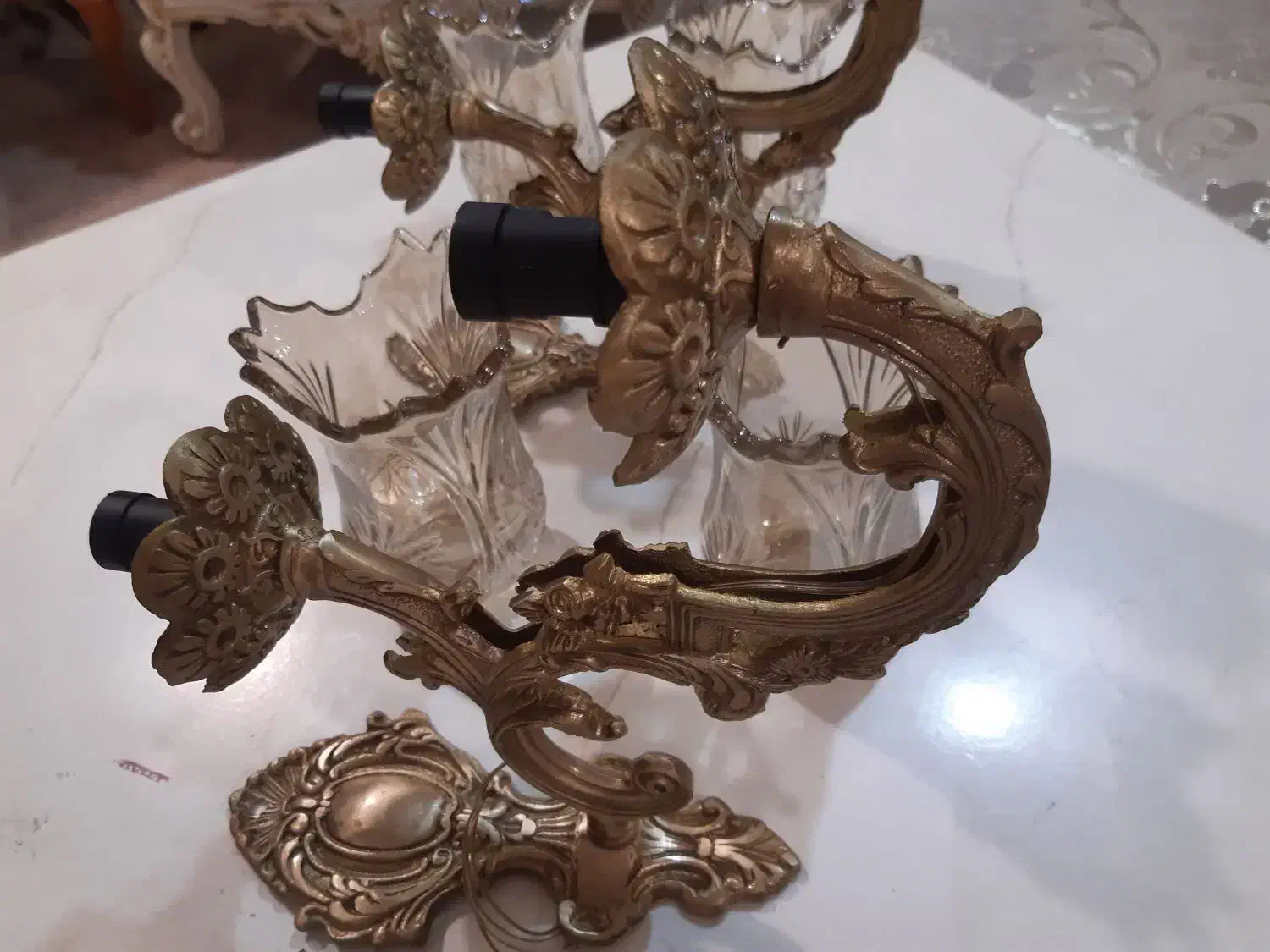 دیوارکوب برنجی|لوستر و چراغ آویز|تهران, نارمک|دیوار