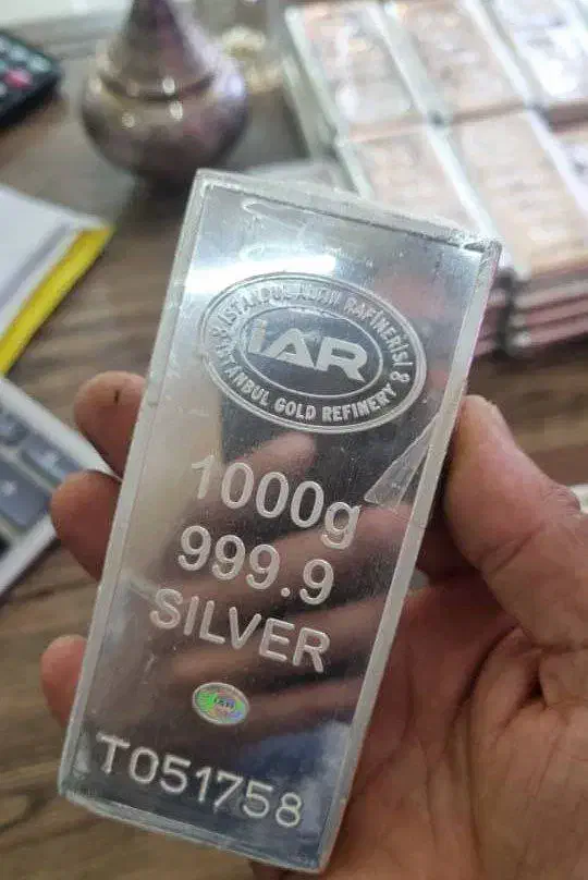 شمش یک کیلویی نقره ندیر ترک و امارات|بدلیجات|مشهد, طلاب|دیوار