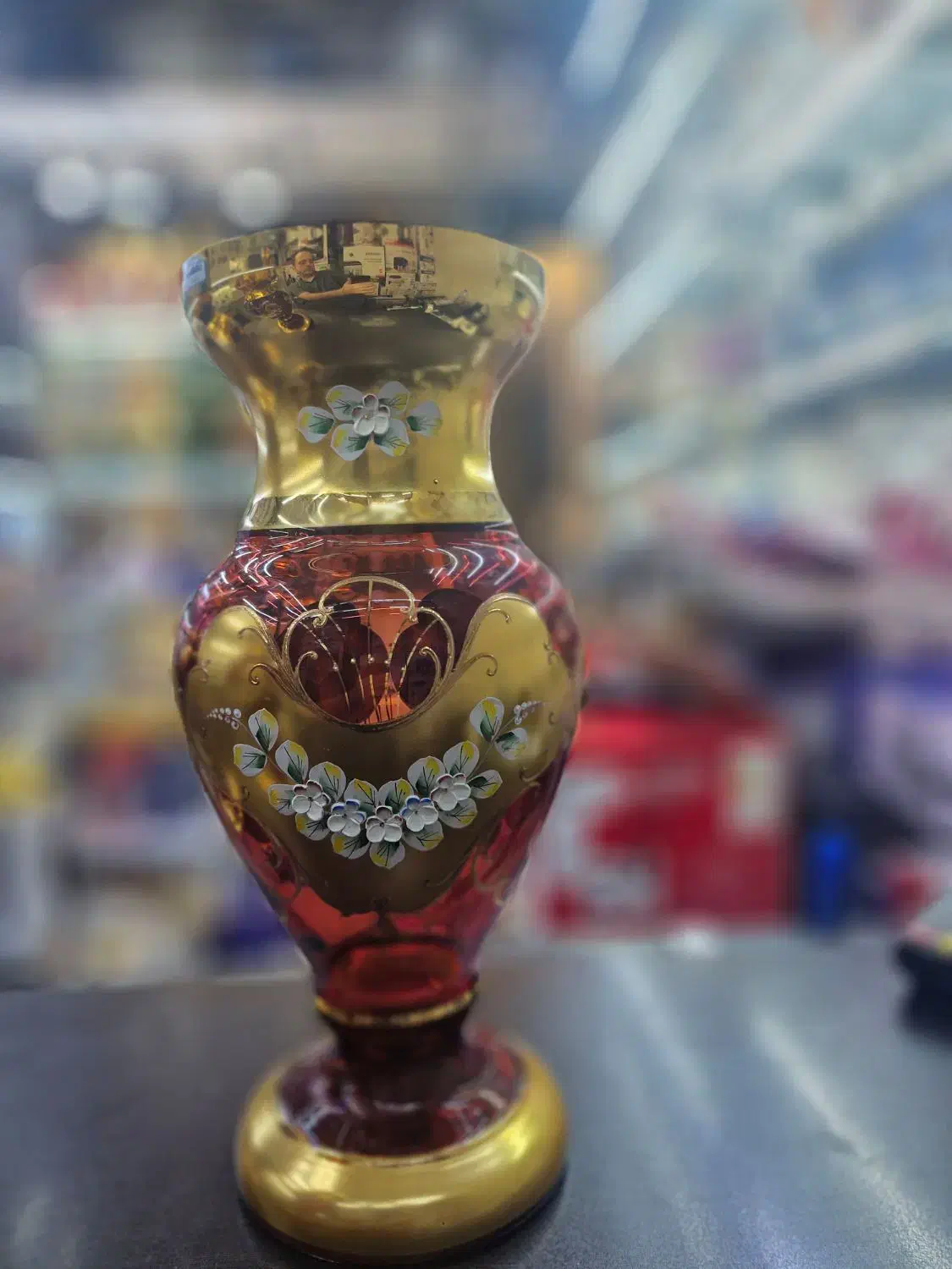 گلدان اگرمن کریستال اصل چک|صنایع دستی و سایر لوازم تزئینی|تبریز, |دیوار