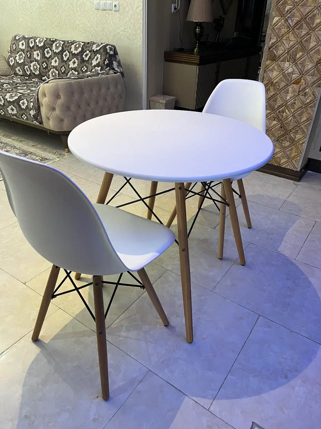 میز ناهار خوری ۲ نفره|میز و صندلی غذاخوری|بابل, |دیوار