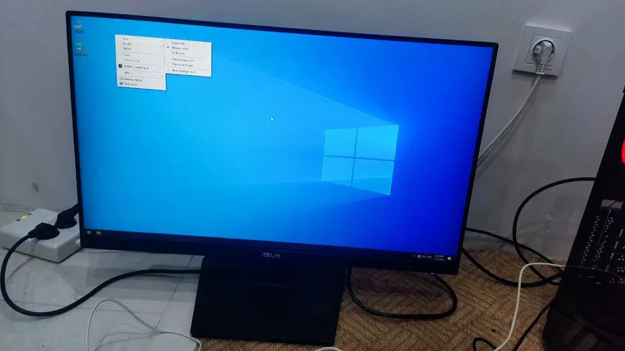 مانیتور 27 اینچ|قطعات و لوازم جانبی رایانه|اسلامشهر, شهرک مهدیه|دیوار