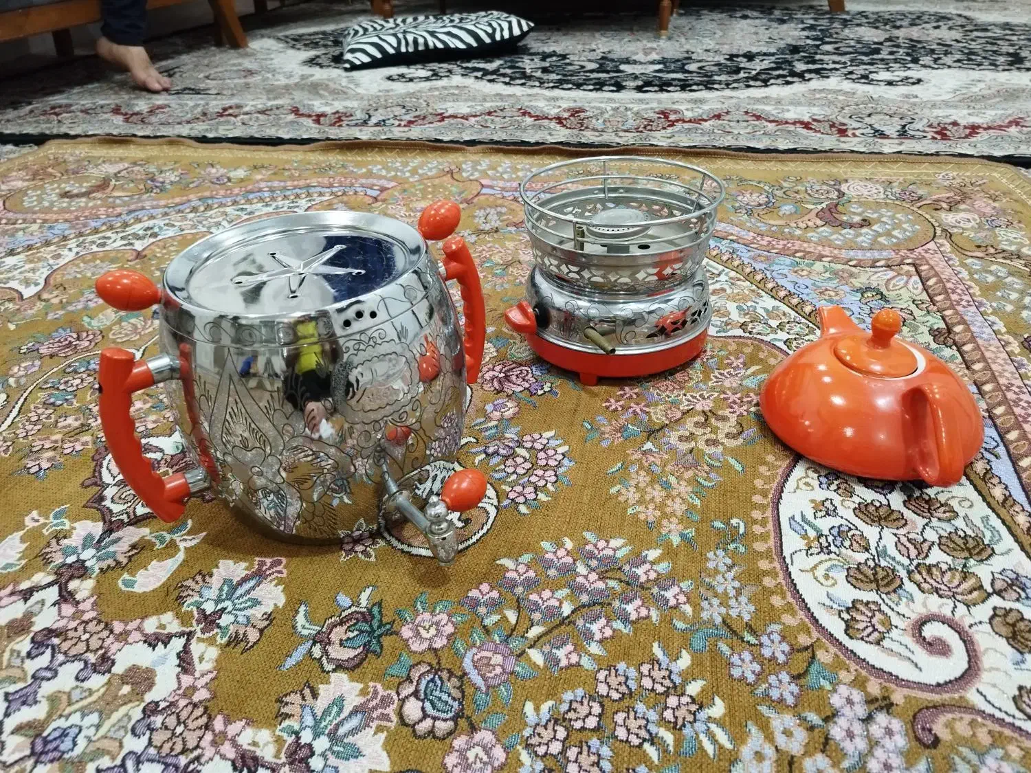 سماور گازی ۶ لیتری|سماور، چای‌ساز، قهوه‌ساز|اندیمشک, |دیوار