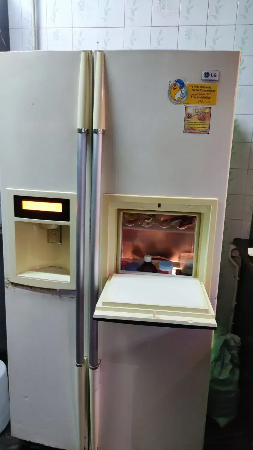 یخچال ساید بای ساید LG (ساخت کره) IR - P1241SBB|یخچال و فریزر|رشت, کوی قدس|دیوار