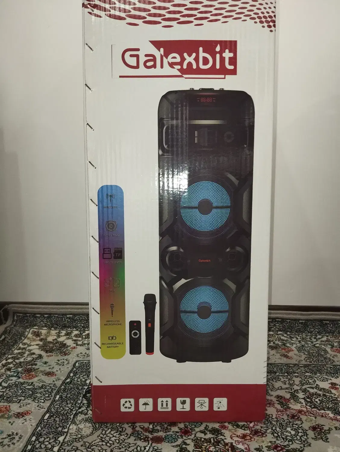 اسپیکر پارتی باکس گلکسبیت مدل GS-D42|صوتی و تصویری|یزد, |دیوار