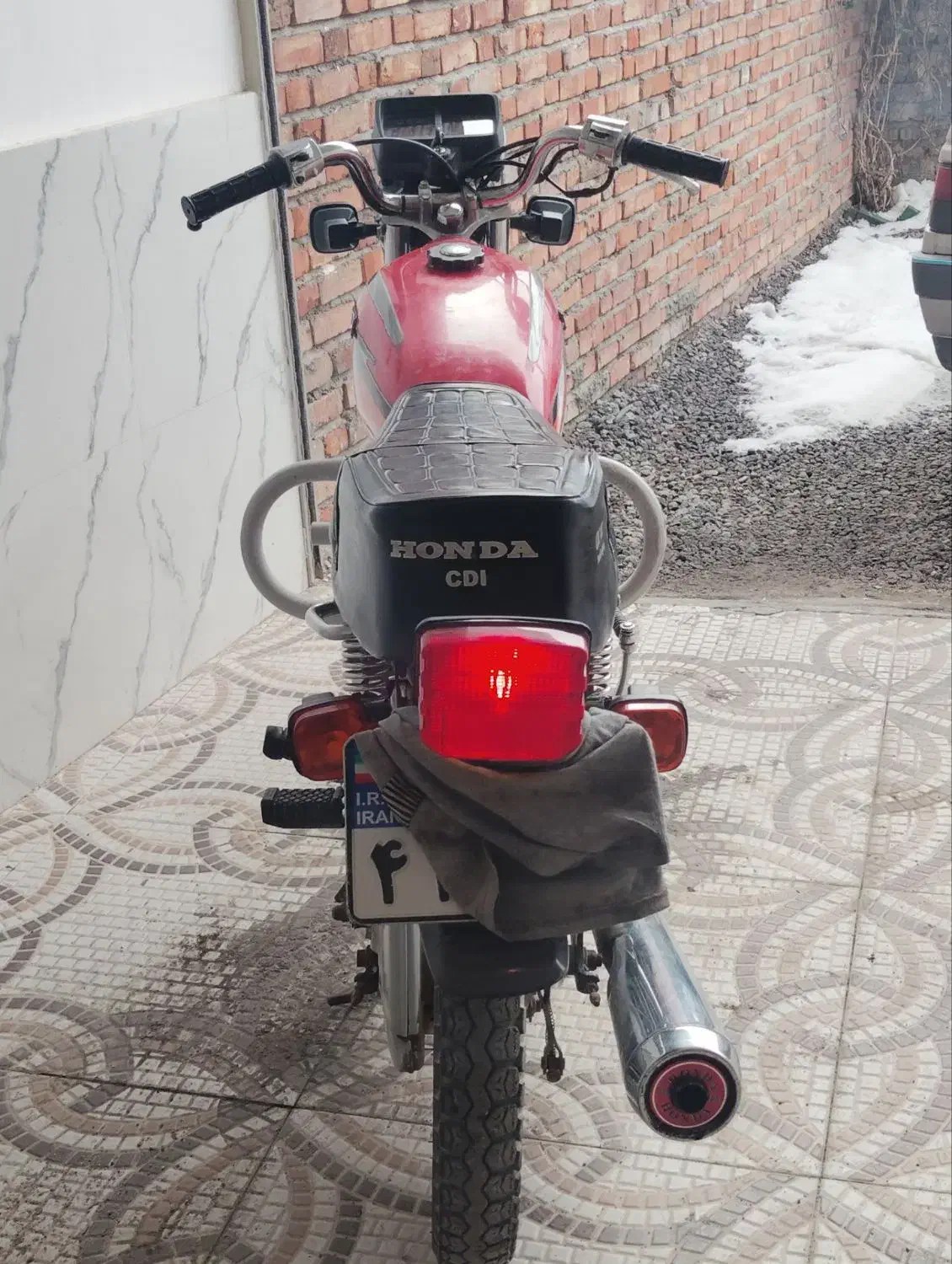 موتور هوندا ۱۲۵ تمیز تازه تعمیر|موتورسیکلت|خسروشاه, |دیوار