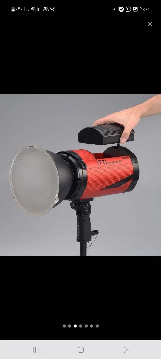 فلاش پرتابل برق باطری۸۰۰ژول Nicefoto TTL RQ800c|دوربین عکاسی و فیلمبرداری|تهران, ایرانشهر|دیوار