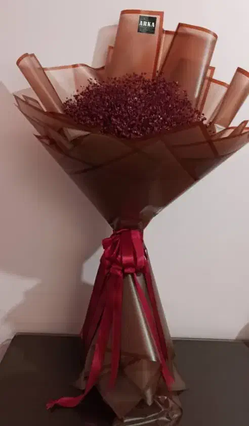 گل ژیپسوفیلا قرمز|گل مصنوعی|زنجان, |دیوار