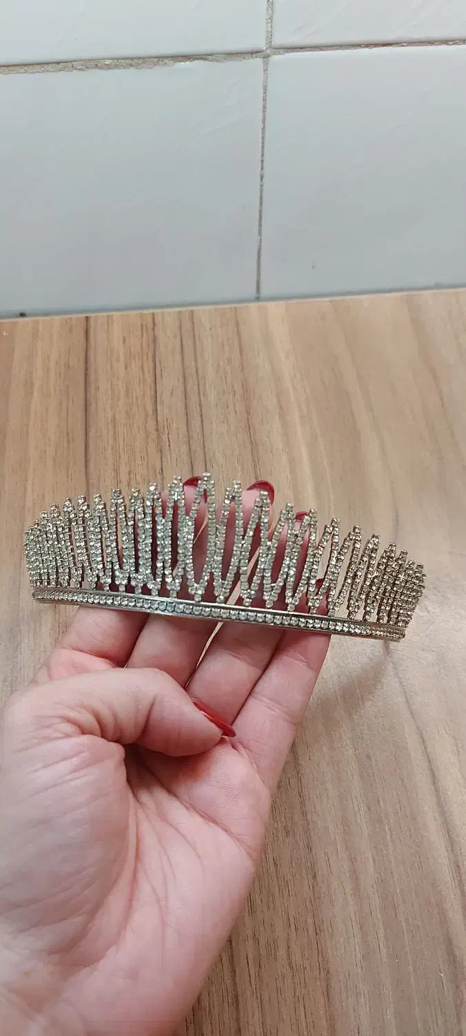 تاج عروس فلزی|زیورآلات و اکسسوری|قزوین, |دیوار