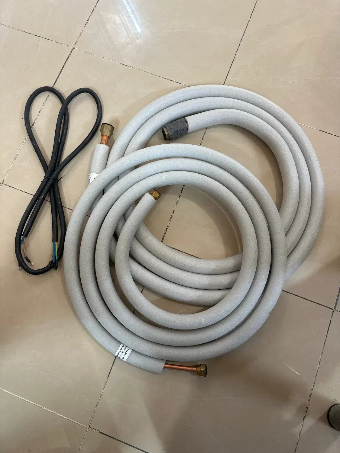 لوله مسی کولر گازی 24 هزار|کولر گازی و فن‌کوئل|کهریزک, |دیوار