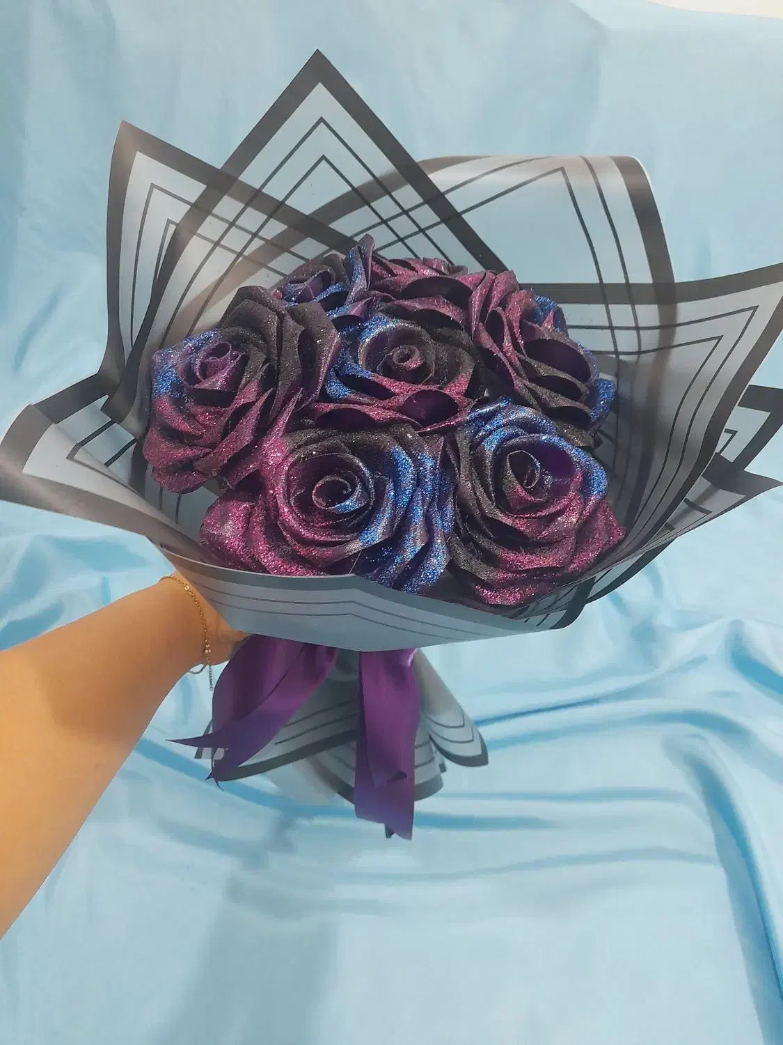 گل روبانی|گل مصنوعی|هریس, |دیوار