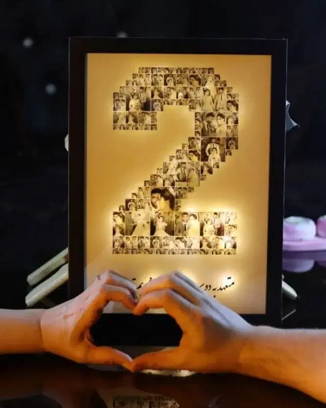 کادویی تولد سالگرد روز پدر تابلو لایت باکس موزیکال|تابلو، نقاشی، عکس|تبریز, |دیوار