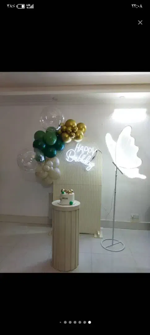 اجرای انواع دیزاین بادکنک آرایی تولدوگل آرایی عقد|خدمات پذیرایی، مراسم|پرند, فاز ۲|دیوار