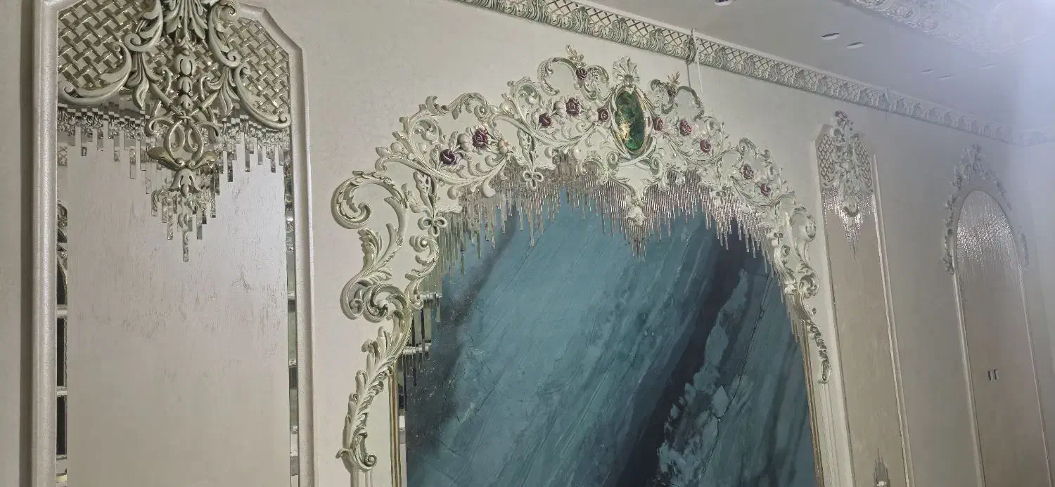 طراحی و اجرای آیینه کاری مدرن و سنتی|خدمات پیشه و مهارت|کاشان, امیرکبیر|دیوار